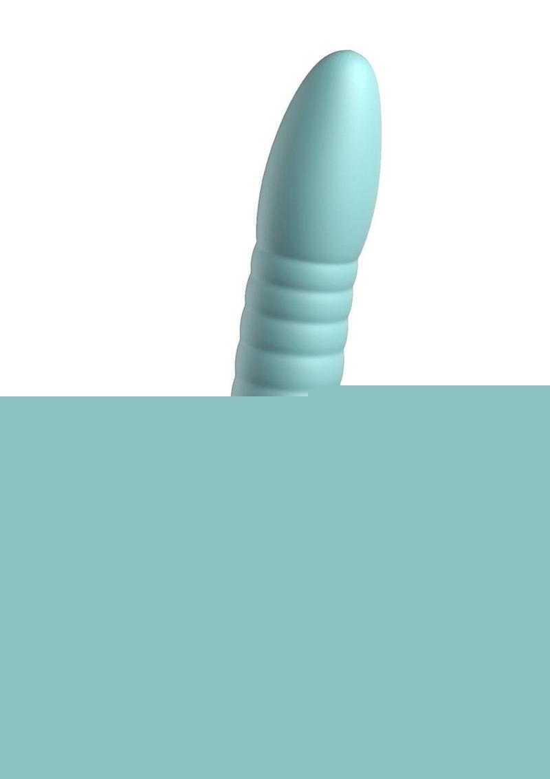 Dillio Platinum Wild Thing Silicone Dildo - Teal - 7in