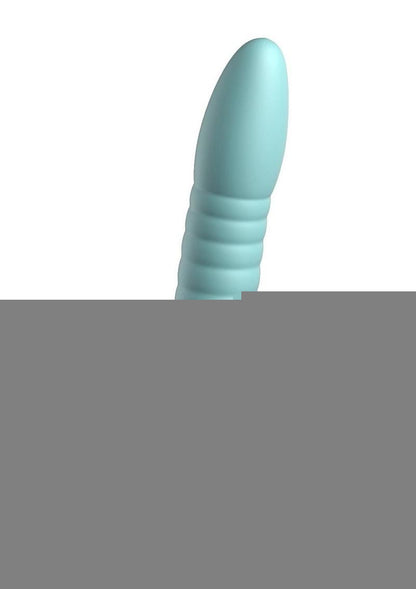 Dillio Platinum Wild Thing Silicone Dildo - Teal - 7in