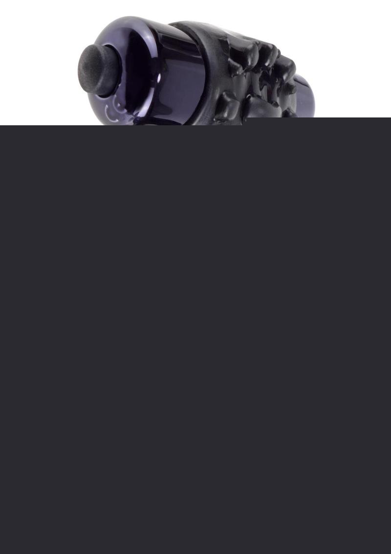 Fantasy C-Ringz Duo-Vibrating Super Cock Ring with Bullets - Black