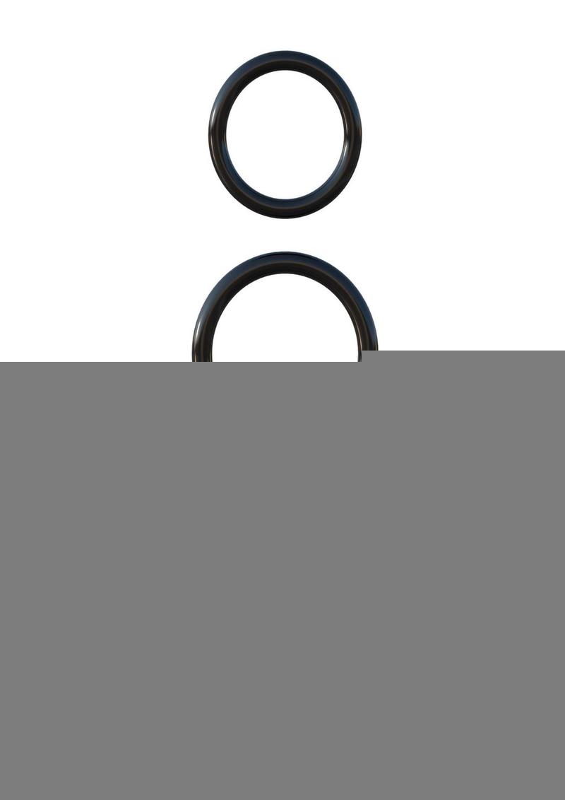 Fantasy C-Ringz Silicone 3-Ring Stamina Cock Ring