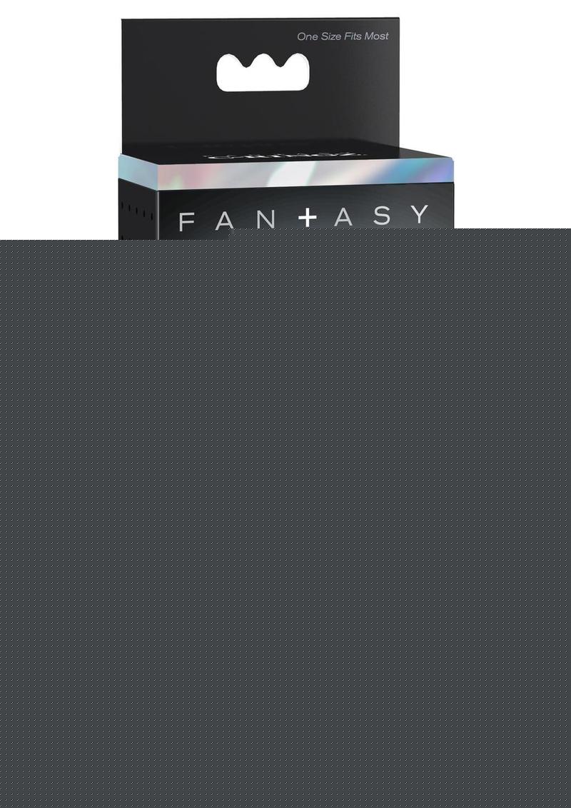 Fantasy C-Ringz Silicone Extreme Double Trouble Cock Ring with Bullets - Black