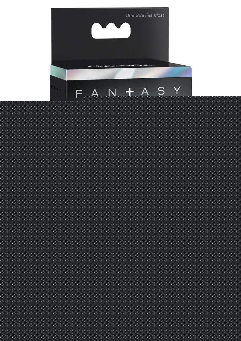 Fantasy C-Ringz Silicone Rock Hard Cock Ring and Ball-Stretcher - Black