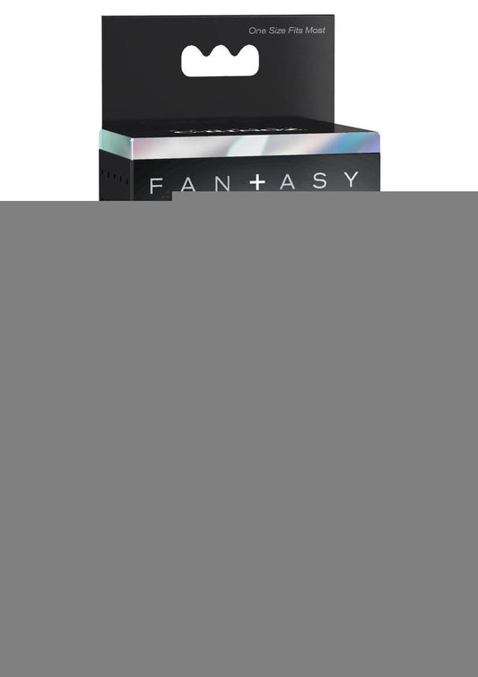 Fantasy C-Ringz Silicone Rock Hard Cock Ring and Ball-Stretcher - Black