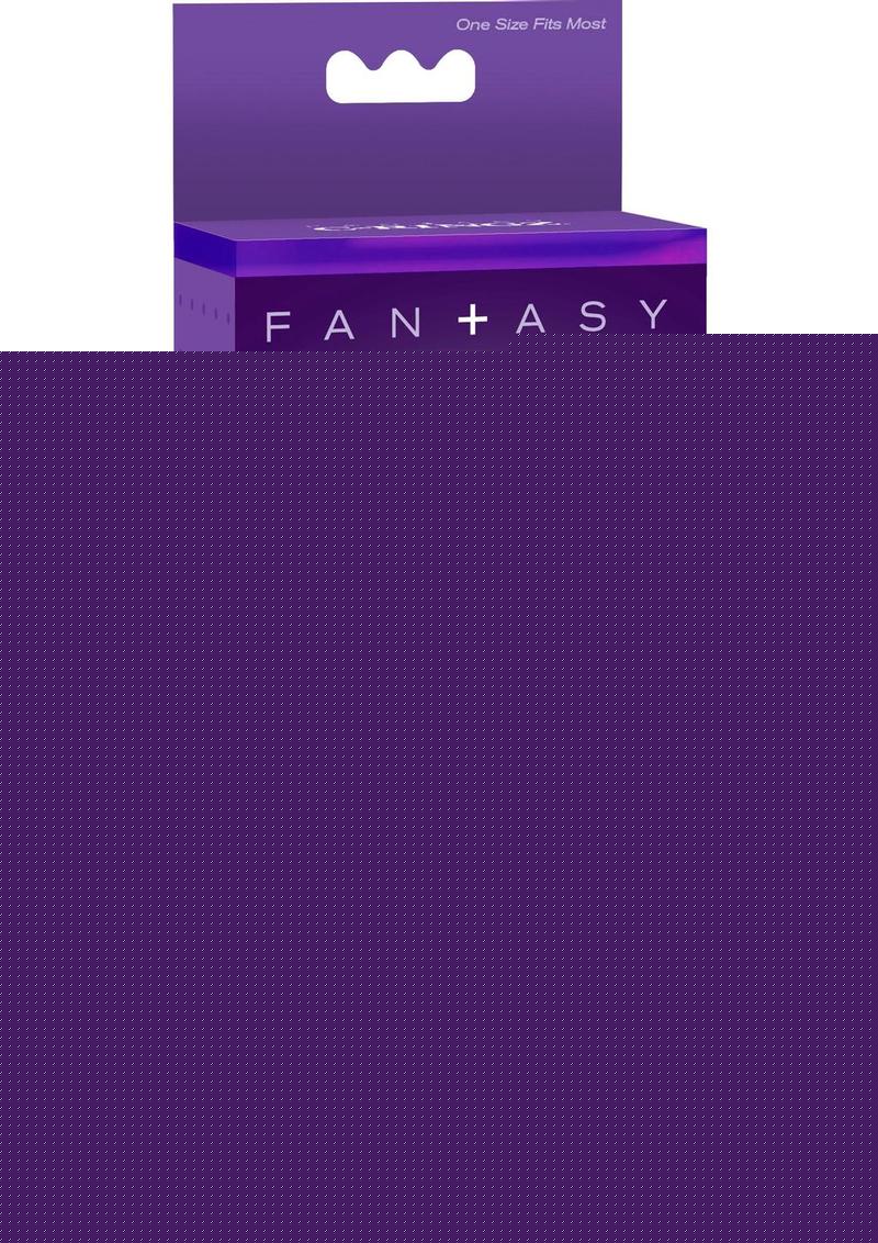 Fantasy C-Ringz Twin Teazer Rabbit Silicone Cock Ring - Purple