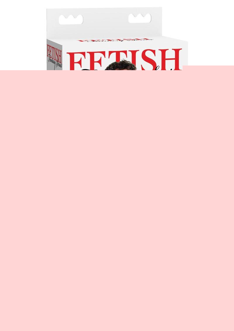 Fetish Fantasy Series Hollow Strap-On Dildo and Adjustable Harness - Black - 8in