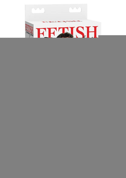 Fetish Fantasy Series Hollow Strap-On Dildo and Adjustable Harness - Black - 8in