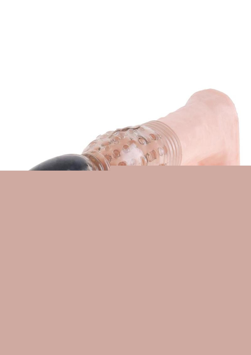 Fetish Fantasy Series Vibrating Head Teazer Sleeve with Bullet and Remote Control - Smoke