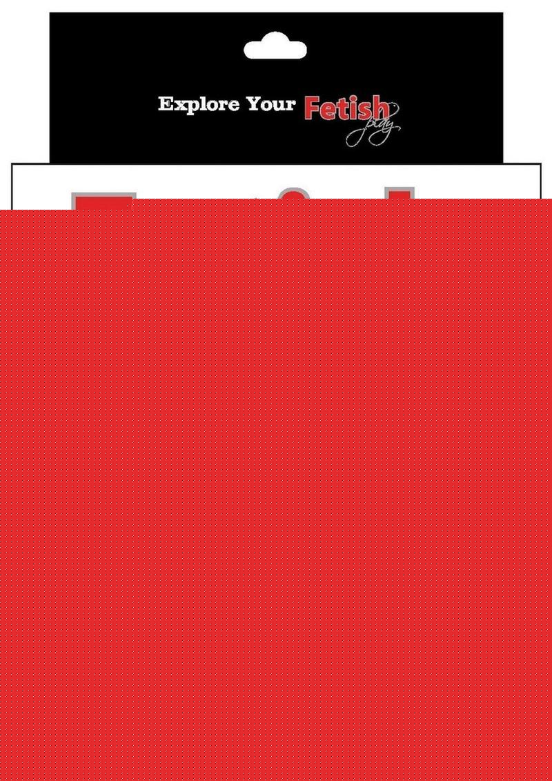 Fetish Play Wrist Cuffs Vegan Leather - Black