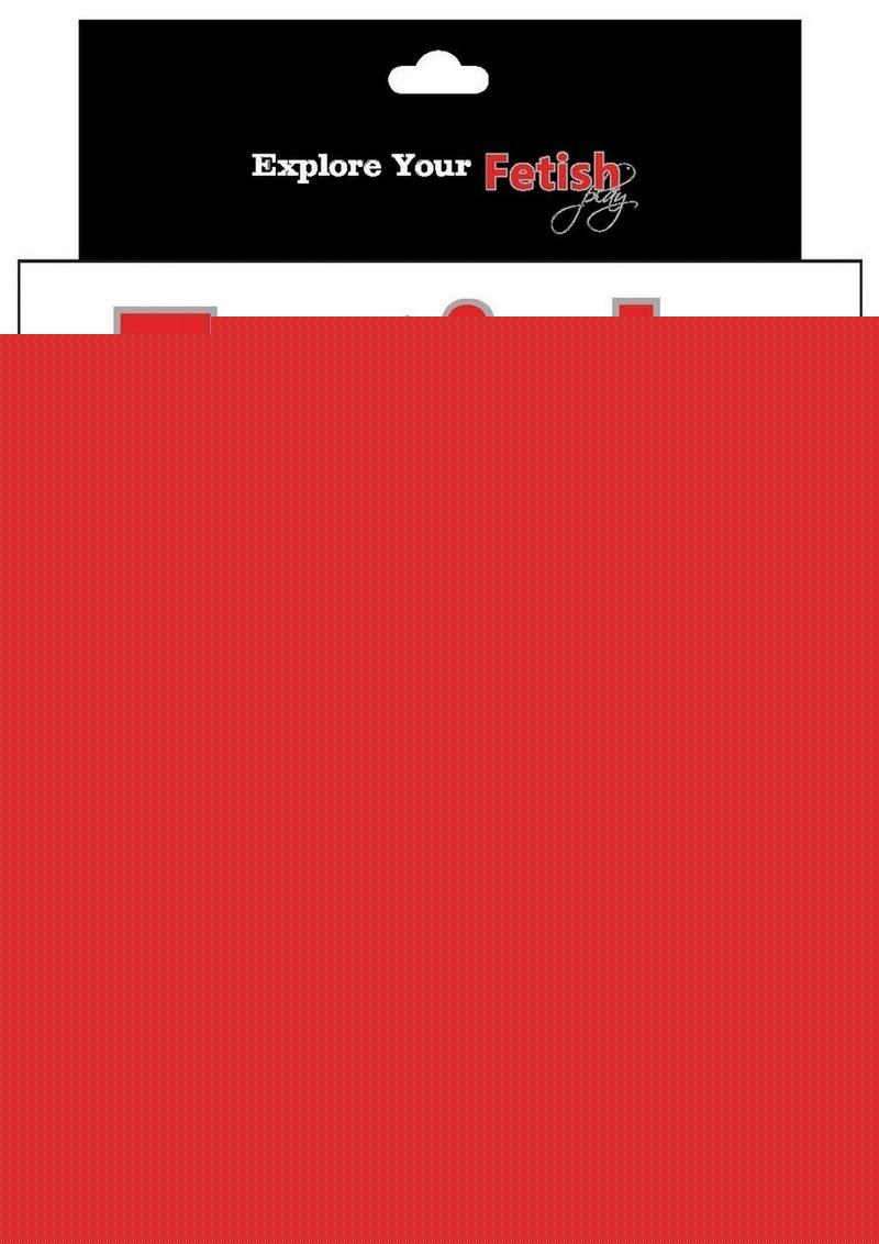 Fetish Play Wrist Cuffs Vegan Leather - Red