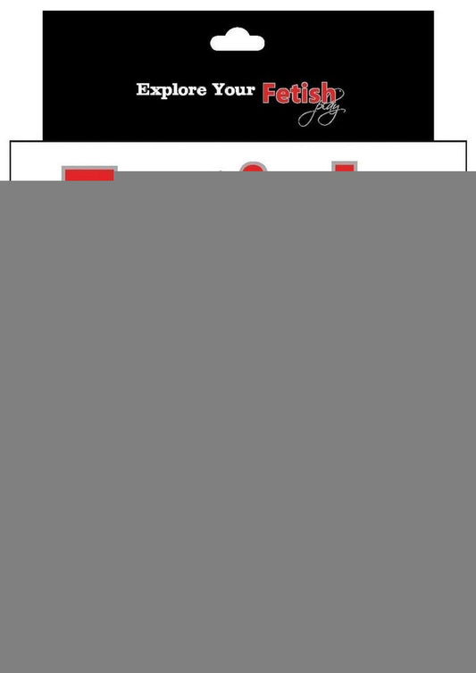 Fetish Play Wrist Cuffs Vegan Leather - Red