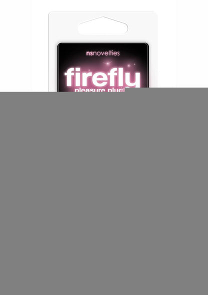 Firefly Pleasure Plug Butt Plug - Glow In The Dark/Pink - Small
