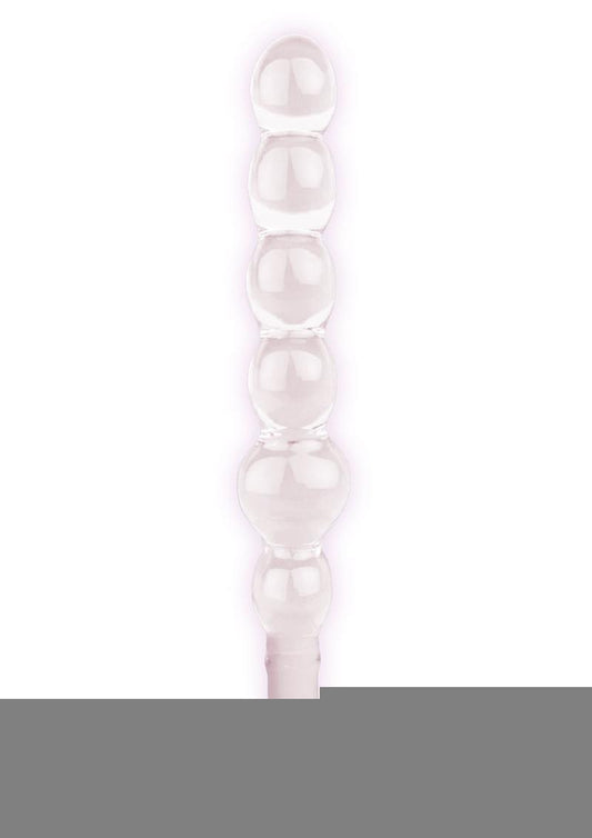 First Glass Thins Elliptical Glass Plug - Clear