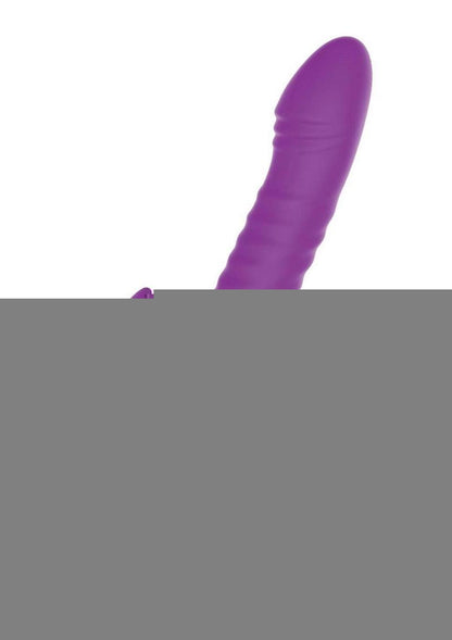 Goddess Thrusting Delight Rechargeable Silicone Dual Stimulating Vibrator
