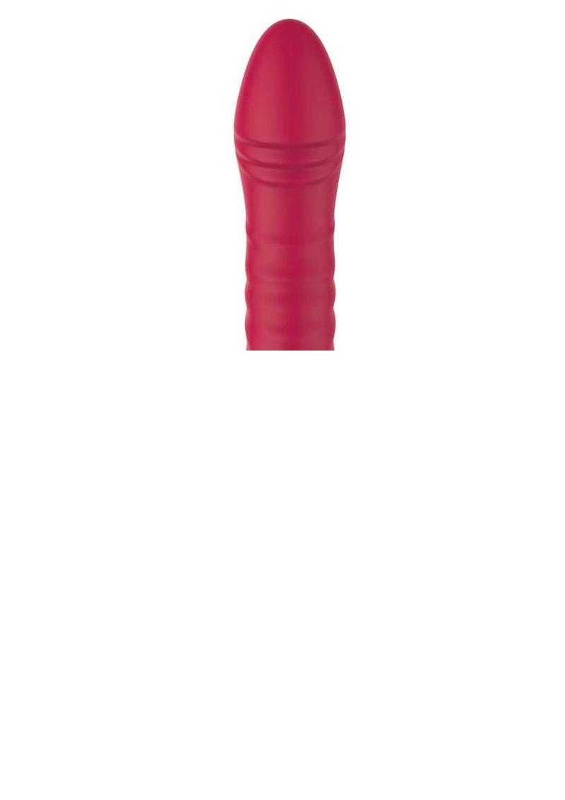 Goddess Thrusting Delight Rechargeable Silicone Dual Stimulating Vibrator