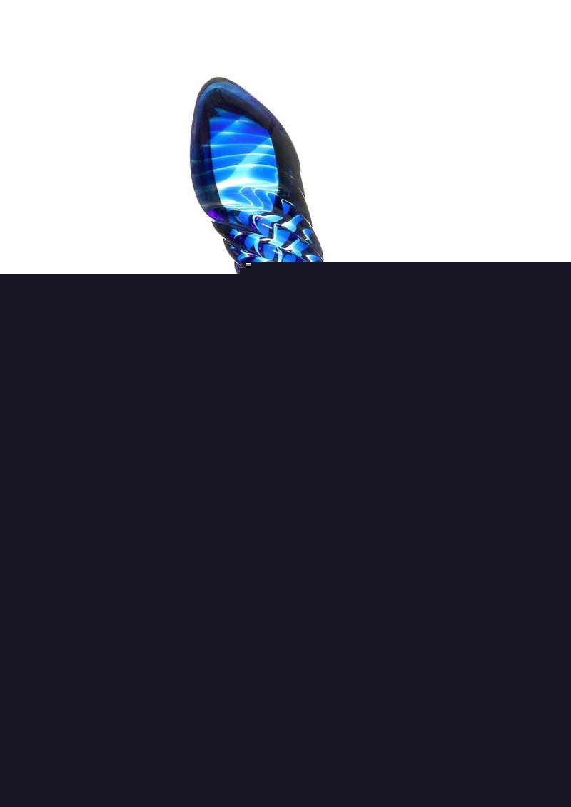 Icicles No. 29 Ribbed Glass G-Spot Dildo