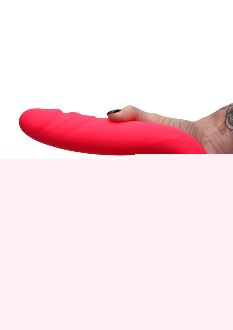 Inmi 7x Double Down Rechargeable Silicone Double Dildo with Remote Control