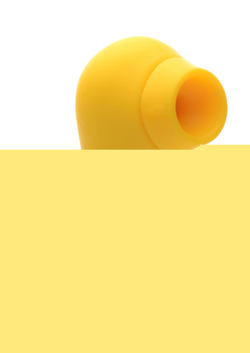 Inmi Shegasm Sucky Ducky Silicone Rechargeable Clitoral Stimulator - Yellow