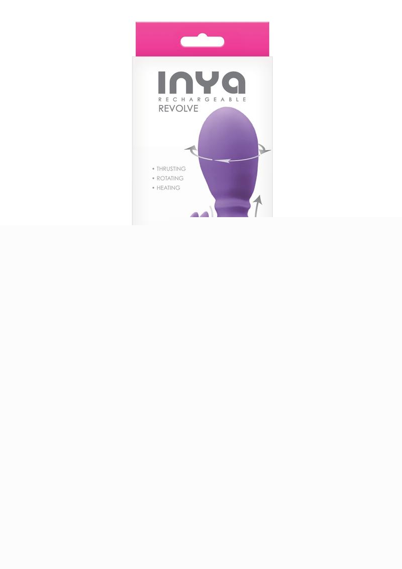 Inya Revolve Silicone Rechargeable Vibrator - Purple