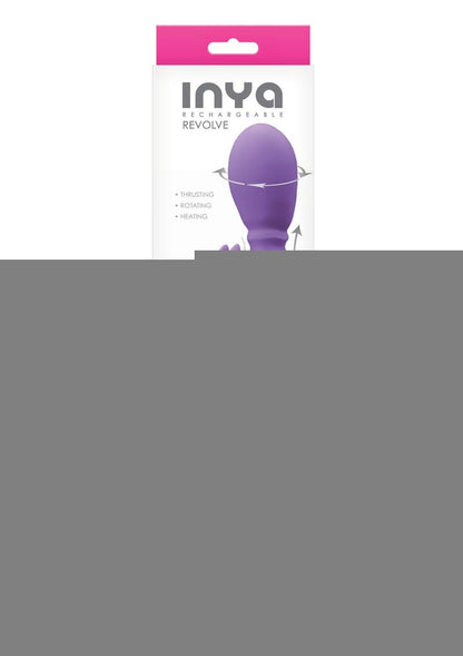 Inya Revolve Silicone Rechargeable Vibrator - Purple