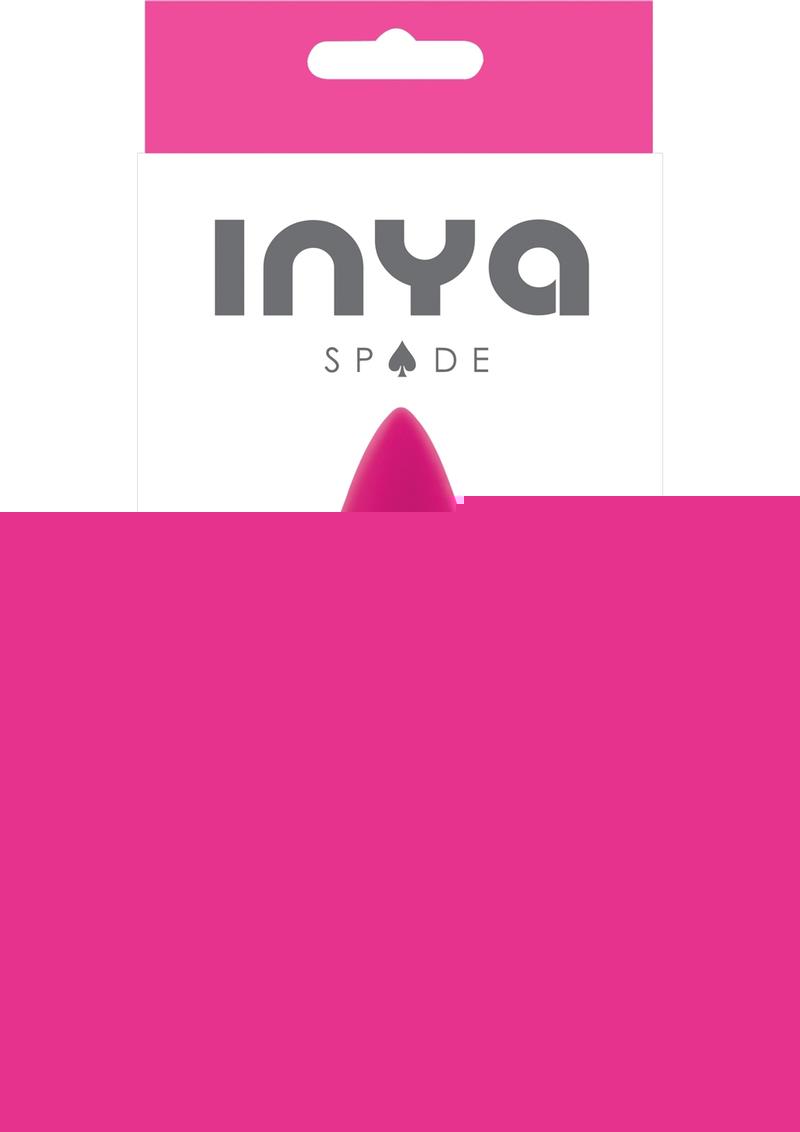 Inya Spade Silicone Butt Plug - Pink - Medium