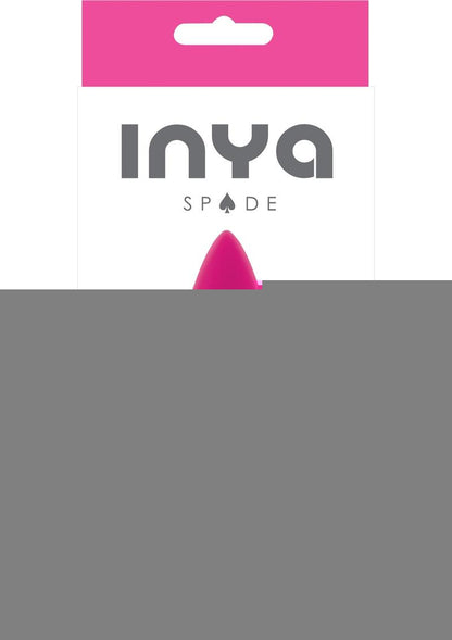 Inya Spade Silicone Butt Plug - Pink - Medium