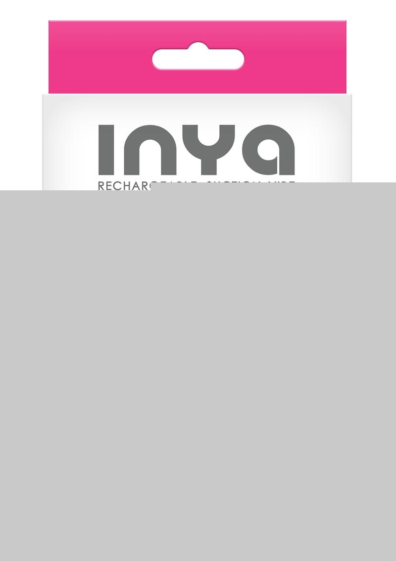 Inya The Rose Silicone Rechargeable Clitoral Stimulator - Pink/Red