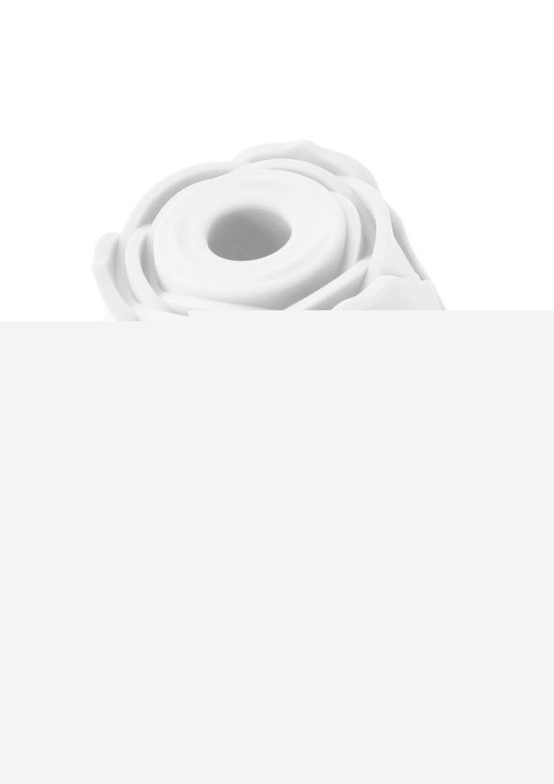 Inya The Rose Silicone Rechargeable Clitoral Stimulator - White