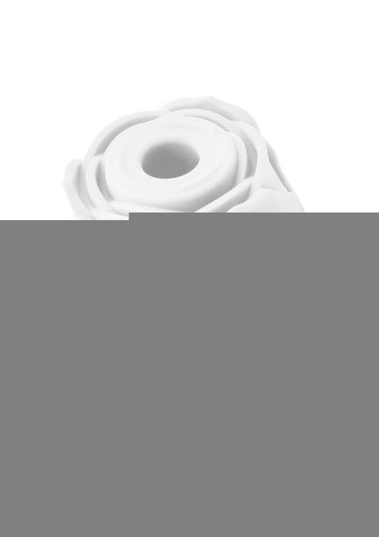 Inya The Rose Silicone Rechargeable Clitoral Stimulator - White