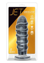 Jet Annihilator Butt Plug - Carbon Metallic - Black