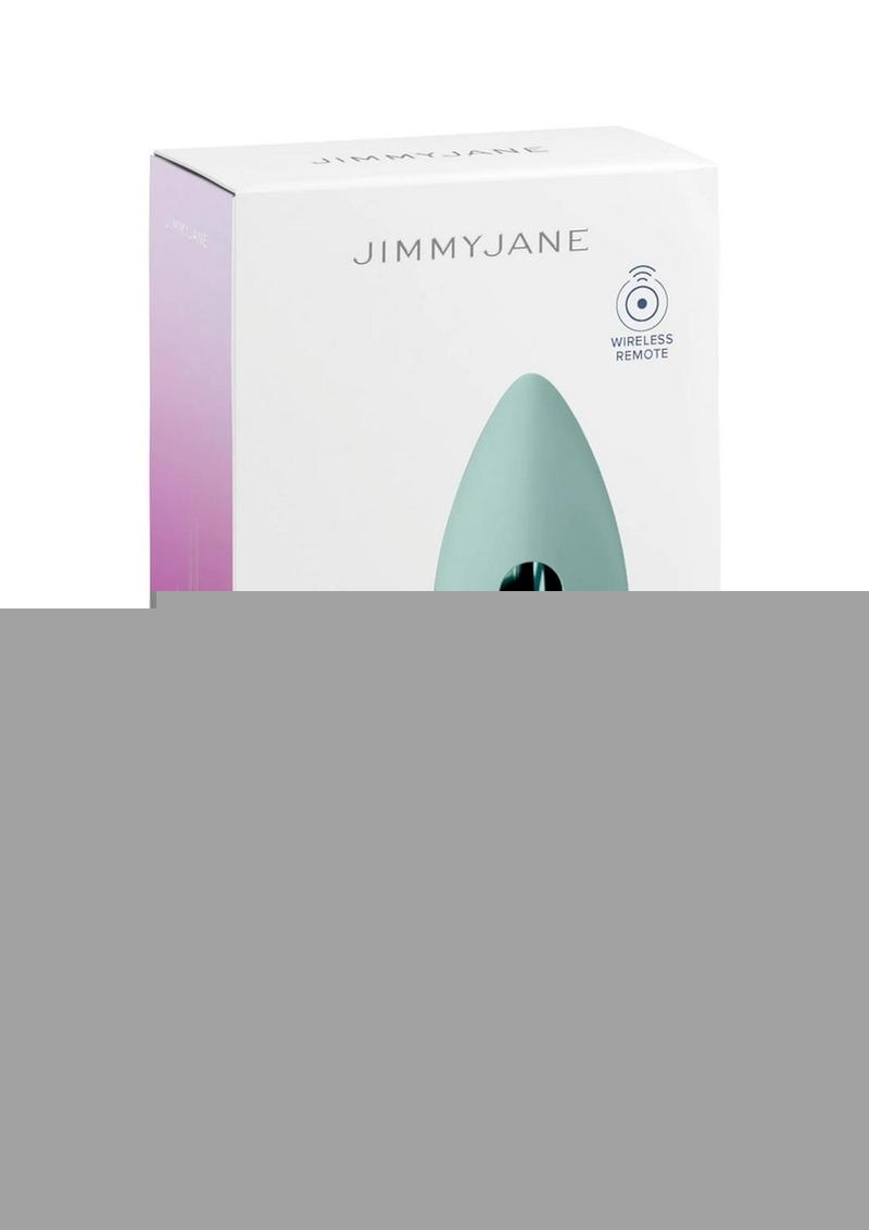 Jimmyjane Ascend 3 Silicone Vibrating Massager with Remote - Teal