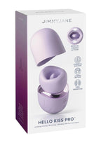 Jimmyjane Hello Kiss Pro Rechargeable Silicone Clitoral Stimulator - Lavender/Purple