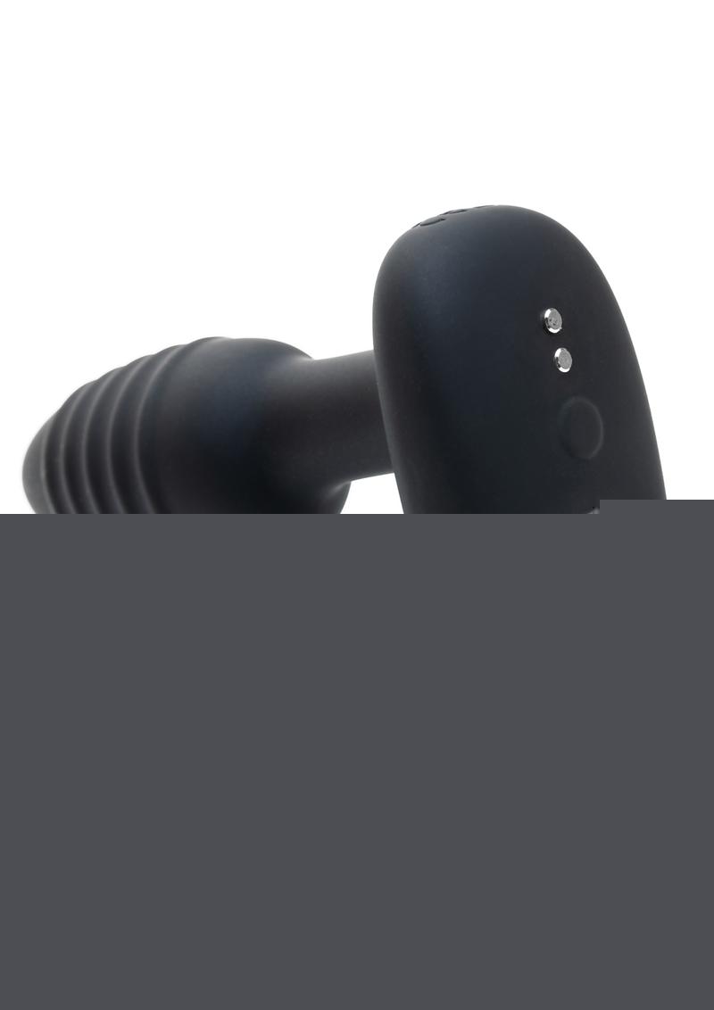 Kiiroo Ohmibod Lumen Silicone Rechargeable Butt Plug - Black