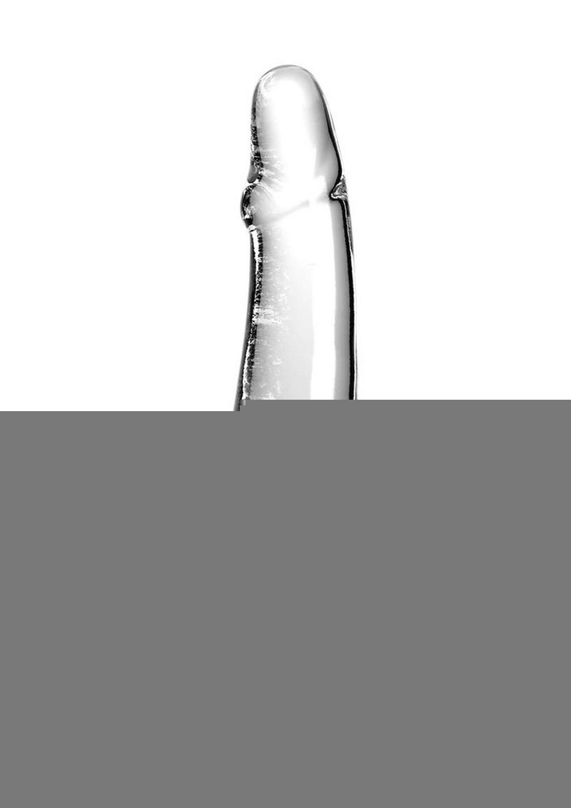 King Cock Clear Dildo with Balls - Clear - 10in