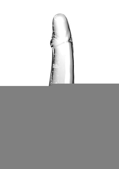 King Cock Clear Dildo with Balls - Clear - 10in