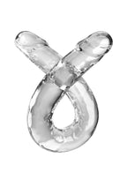 King Cock Clear Double Dildo