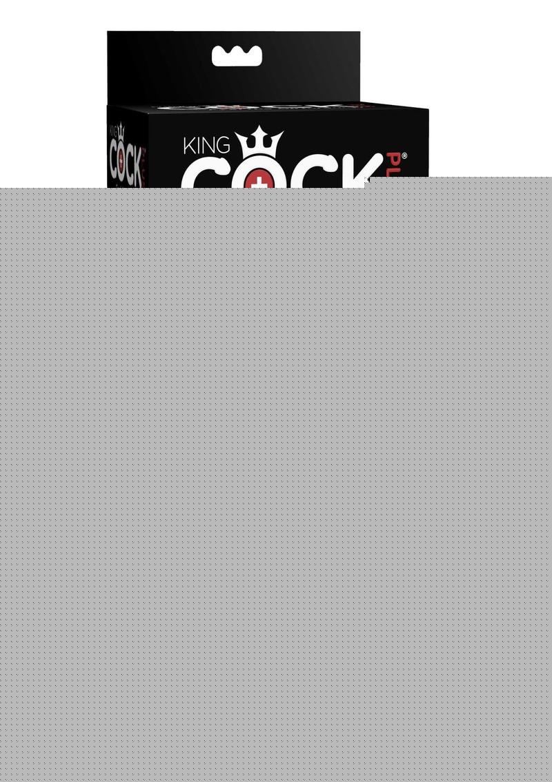 King Cock Plus Triple Density Dildo - Vanilla - 6in