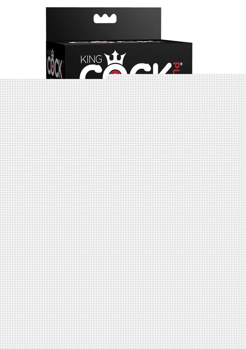 King Cock Plus Triple Density Dildo - Vanilla - 7in