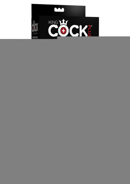 King Cock Plus Triple Density Dildo - Vanilla - 9in