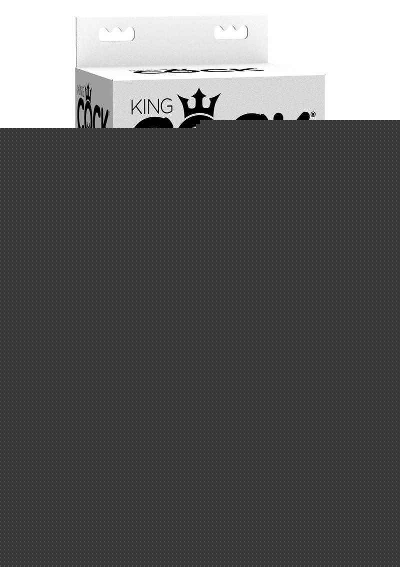 King Cock Strap-On Harness with Dildo - Flesh/Vanilla - 9in