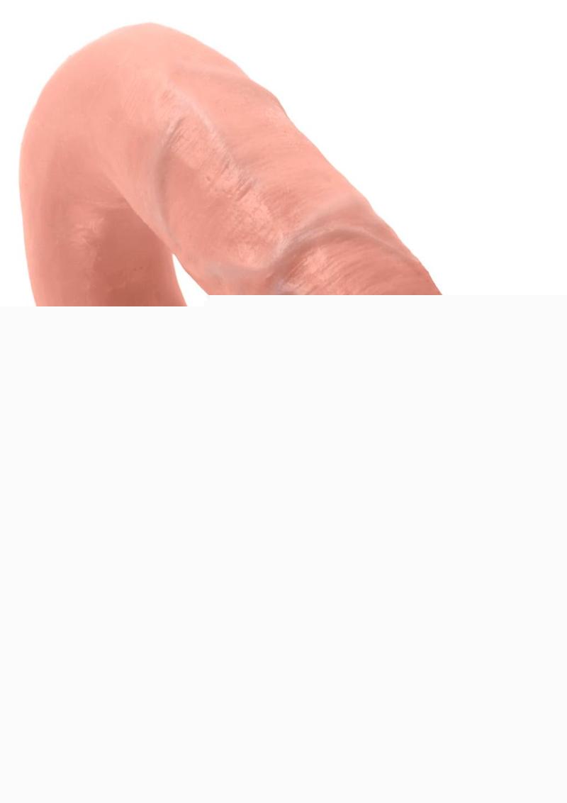 King Cock U-Shaped Medium Double Trouble Dildo
