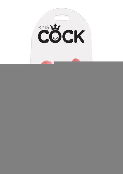 King Cock U-Shaped Medium Double Trouble Dildo - Flesh/Vanilla - Medium