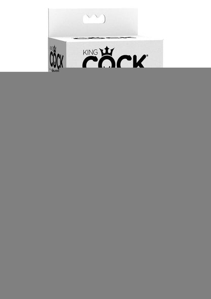 King Cock Uncut Cock Dildo - Vanilla - 7in