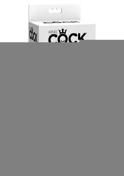 King Cock Vibrating Dildo with Balls - Caramel - 8in