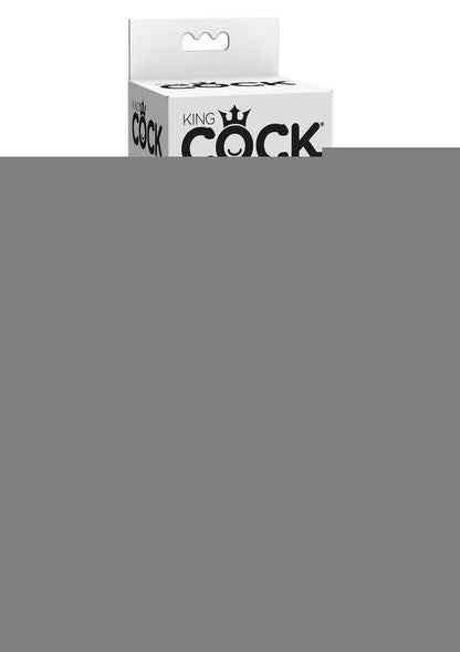 King Cock Vibrating Realistic Dildo Waterproof - Chocolate - 6in