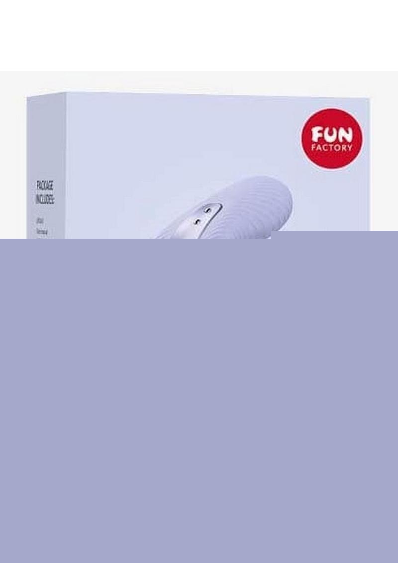 Laya III Silicone Rechargeable Lay-On Vibrator - Purple