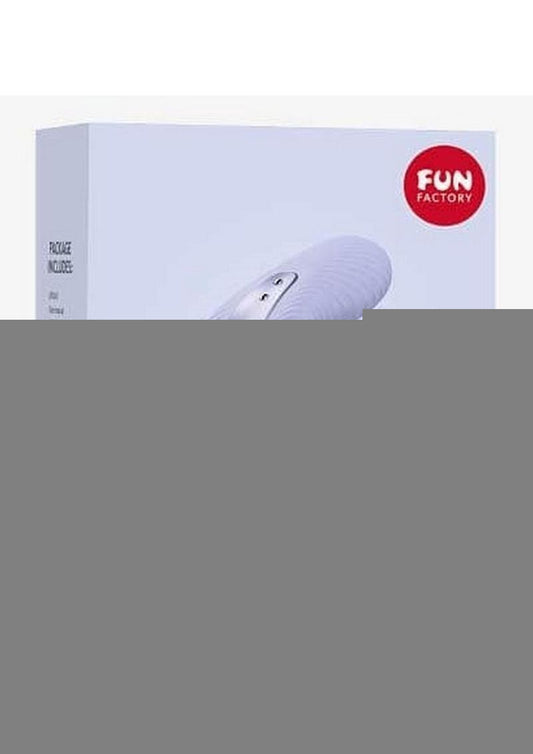 Laya III Silicone Rechargeable Lay-On Vibrator - Purple