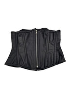 Leather Corset - Black - Large/XLarge