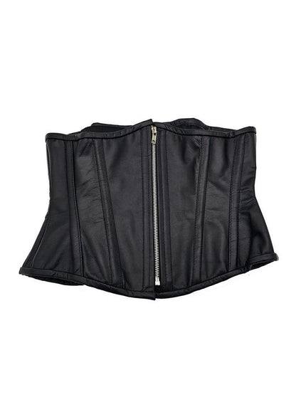Leather Corset - Black - Large/XLarge
