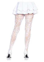 Leg Avenue Seamless Chantilly Floral Lace Tights