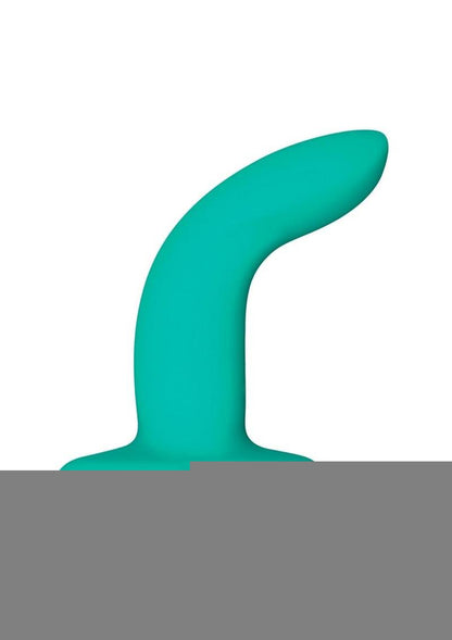 Limba S Silicone Posable Dildo with Suction Cup Base - Carribean